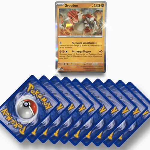 50 Cartes Pokémon françaises - Lot de 50 cartes officielles dont rares et brillantes