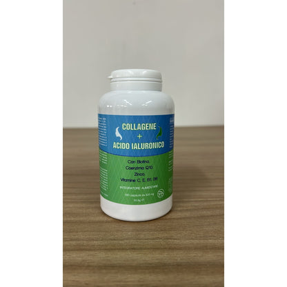 [PROMOTION 2pièces] Collagène et Acide Hyaluronique, avec Coenzyme Q10 et Biotine 360 Capsules - Fait en Italie