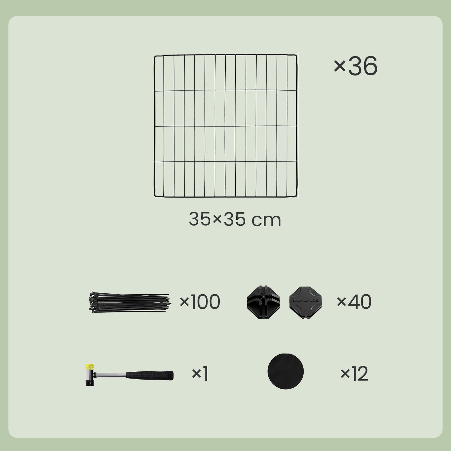 Cage pour Animaux de Compagnie à 2 Étages, à Faire Soi-Même, Clapier, Hamster, Lapin, Grille Métallique, pour l'Intérieur