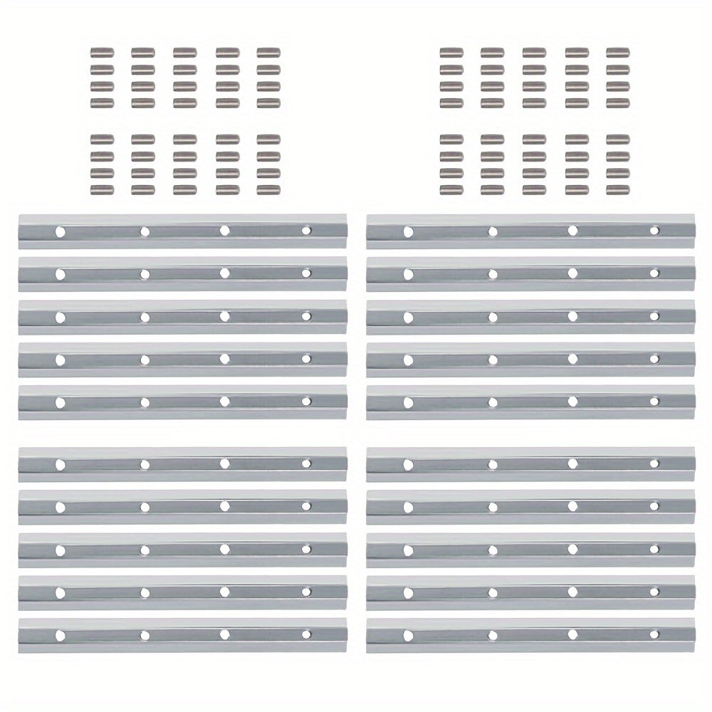 Connecteurs de profilés droits en aluminium pour pack 4-20, pour profilés en aluminium des séries 20/30/40, fente 6/8