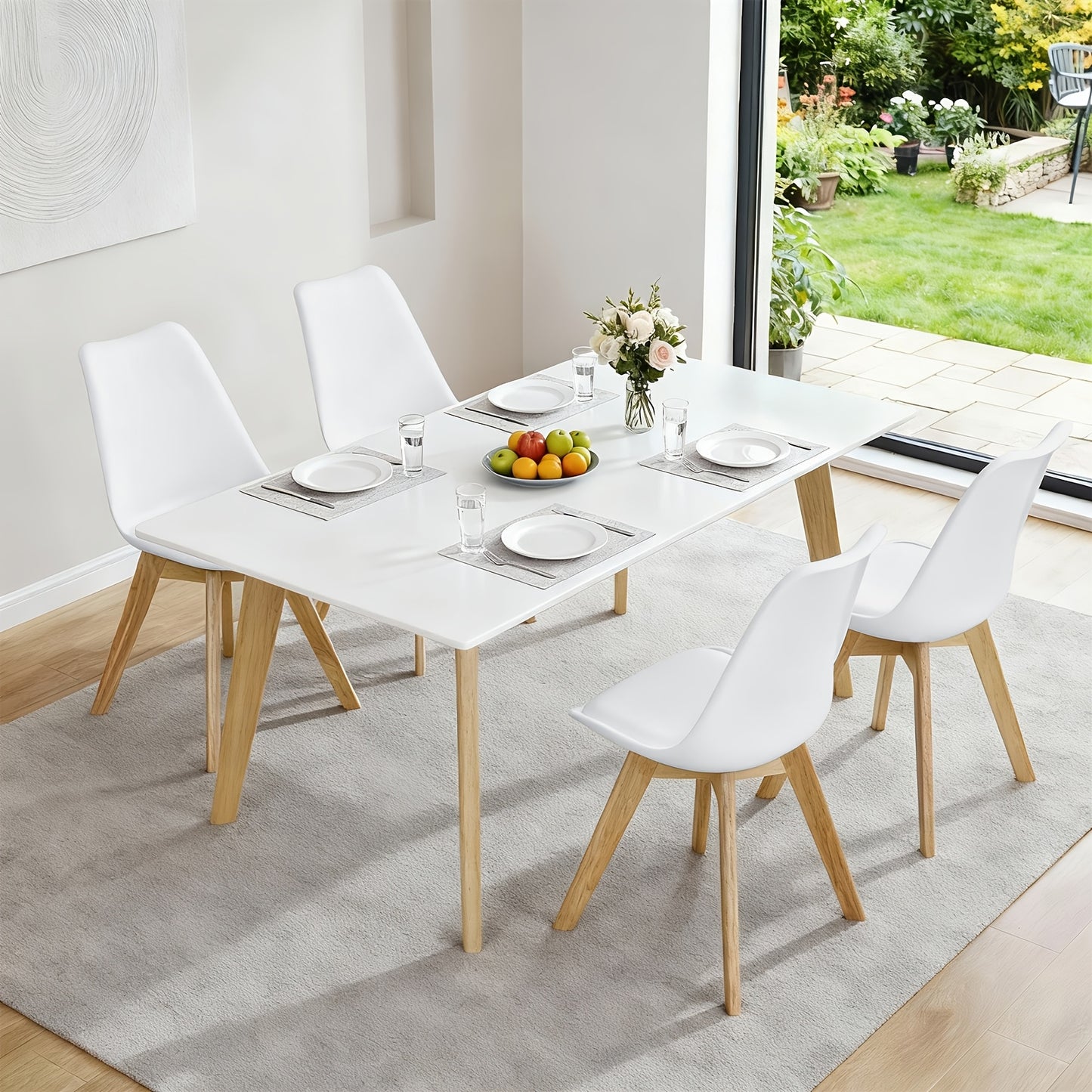 2/4pcs Chaise de salle à manger Bureau Chaise de visite Chaise de réception Chaise de designer Chaise de cuisine en bois