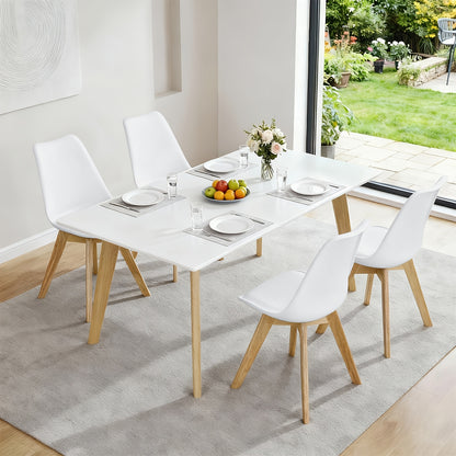 2/4pcs Chaise de salle à manger Bureau Chaise de visite Chaise de réception Chaise de designer Chaise de cuisine en bois