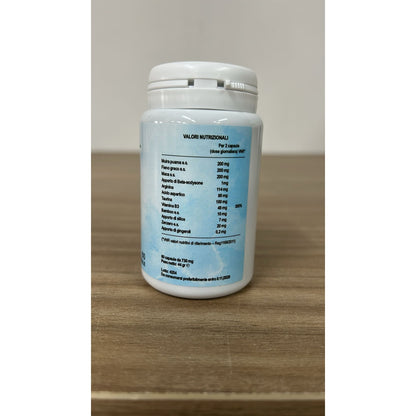Compléments alimentaires pour hommes avec Maca péruvienne, Ginseng, Muira Puama, Argine, Taurine, Gingembre et Fenugrec – Formule en gélules – Fabriqué en Italie, 60 gélules
