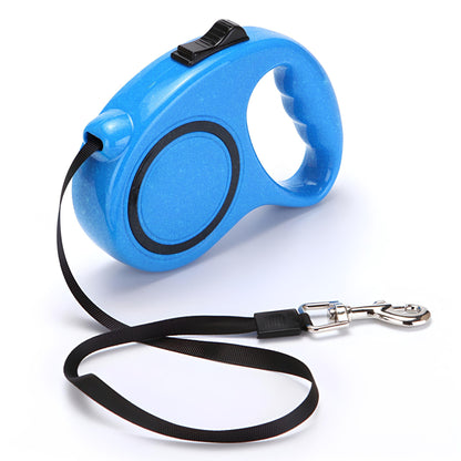 Laisse Automatique RETOO PetCare pour Chiens et Chats, avec Verrouillage, Bande Rétractable Flexi 5m, Mécanisme de Verrouillage, Idéale pour Petits Chiens Jusqu'à 15 kg, Poignée Confortable, Bande Durable avec Frein, Laisse avec Clip Robuste, Marche Confo