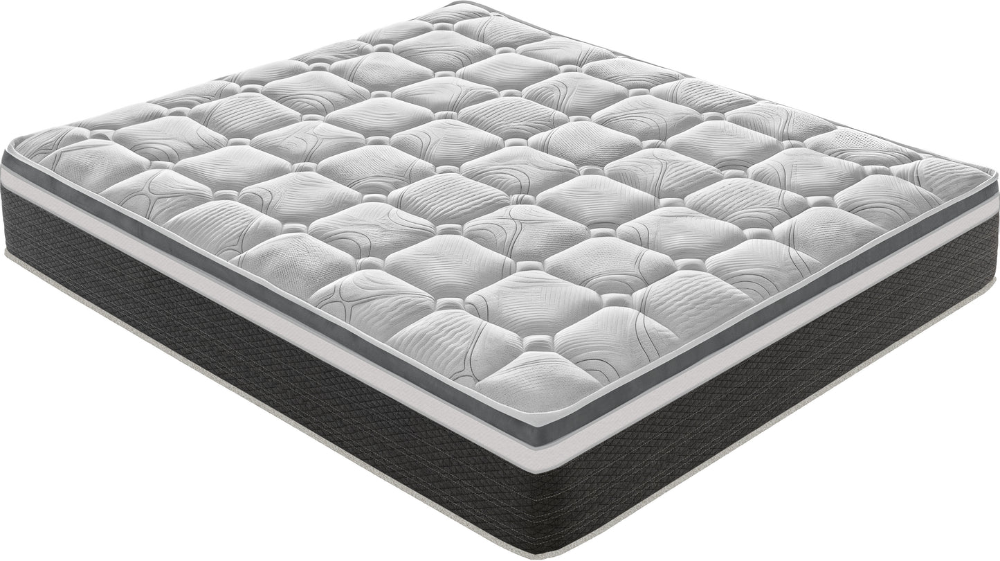 Matelas en mousse à mémoire de forme, orthopédique et indéformable, 30 cm de hauteur, 13 zones de confort, fabriqué en Italie, maximum de respirabilité, système de soulagement des points de pression disponible en différentes tailles