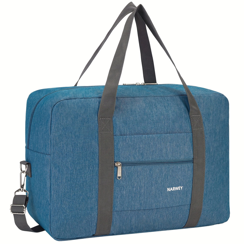 Sac de Voyage Léger pour Hommes et Femmes - Sac Cabine Compatible Avion/Porte avec Bandoulière Réglable, Coutures Renforcées et Multi-Compartiments - Spacieux et Résistant, Idéal pour Voyages, Week-ends et Idée Cadeau 2025