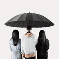 1 pièce ou 2 pièces en option, Parapluie Samouraï Ninja Semi-automatique MEI QI LIN, Le meilleur cadeau créatif (16 baleines), Parapluie à long manche robuste et durable