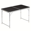 1pc Table Pliante à Ouverture Rapide en Un Seconde, Résistante aux Rayures et à l'Usure, Table de Pique-Nique d'Extérieur Légère et Portable, Équipement de Camping, Cour, Balcon, Table Multifonctionnelle pour la Maison, Support en Alliage d'Aluminium Rési