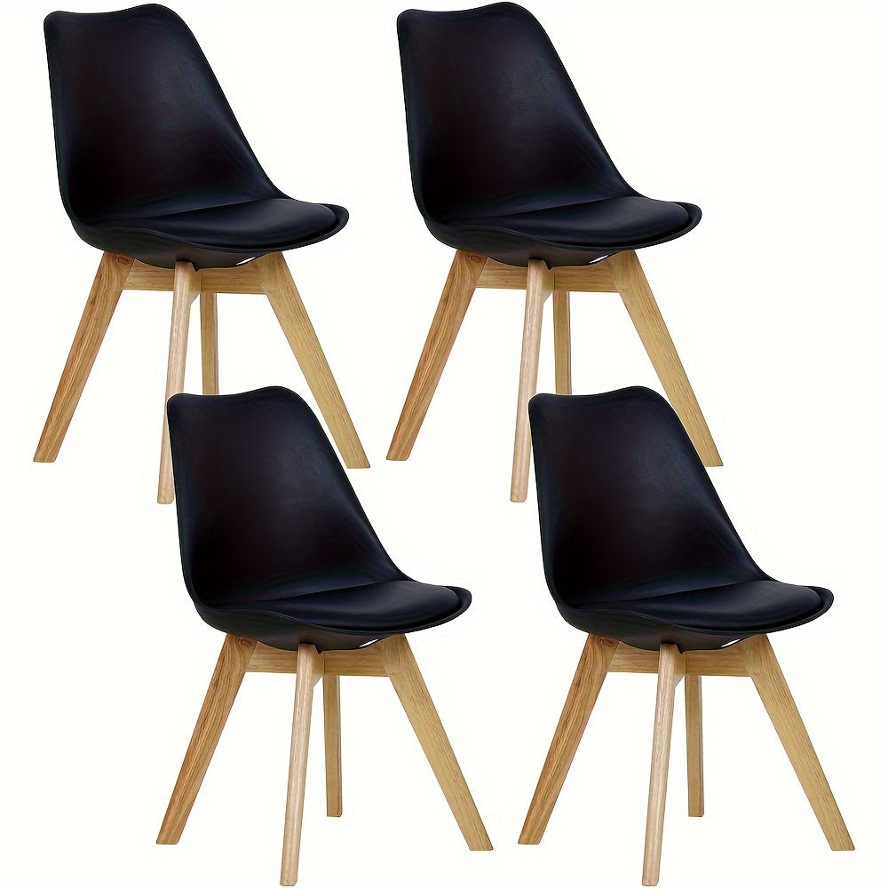 2/4pcs Chaise de salle à manger Bureau Chaise de visite Chaise de réception Chaise de designer Chaise de cuisine en bois