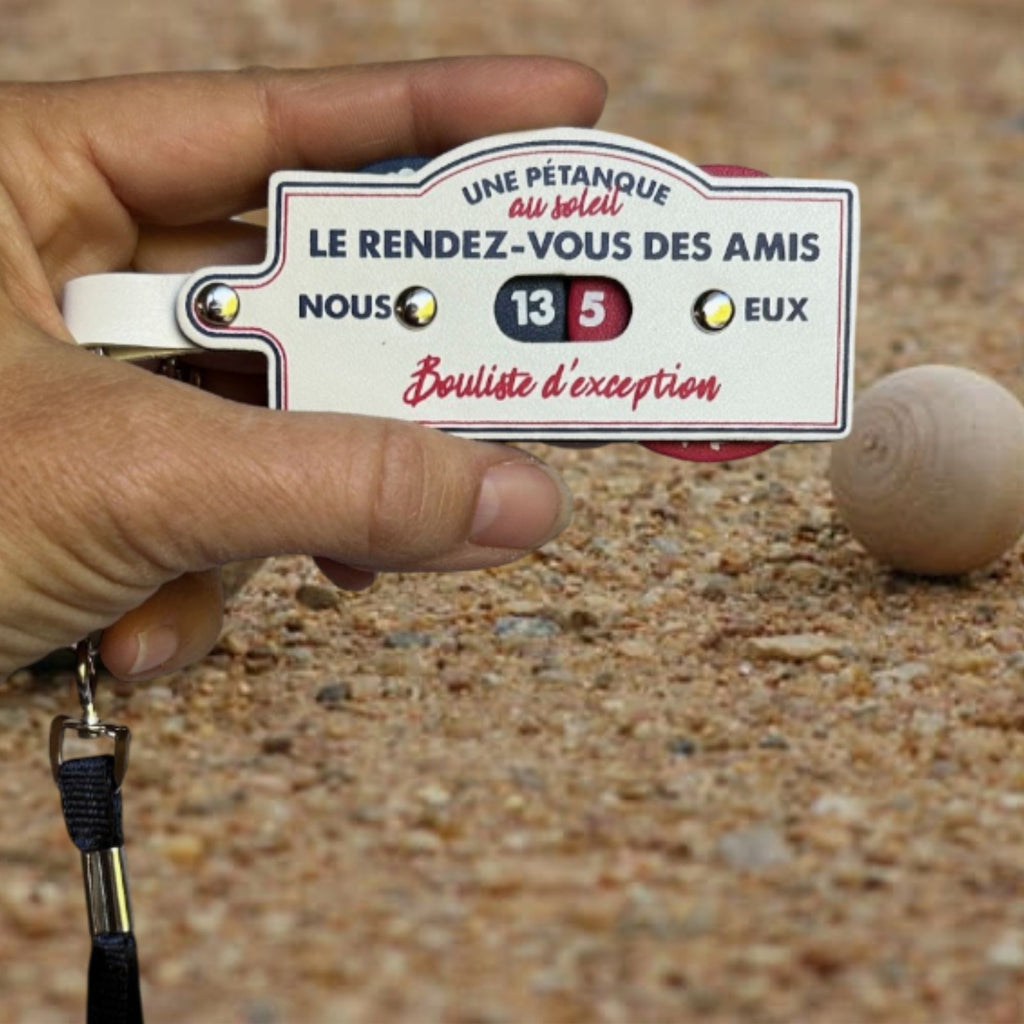THE REPLICANT Porte Clés avec Tour de Cou/Marqueur de Points Pétanque