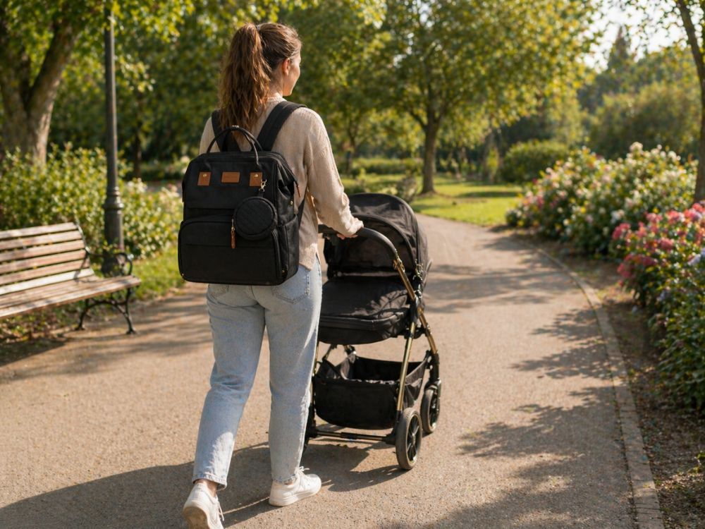 Sac à dos Maman avec lit et USB, Sac à dos multifonctionnel pour parents avec organisateur, Grand sac à dos de voyage avec fonction lit pour enfants, Sac à dos pratique pour la marche et les voyages, Lit pliable avec matelas, Sac à dos quotidien spacieux