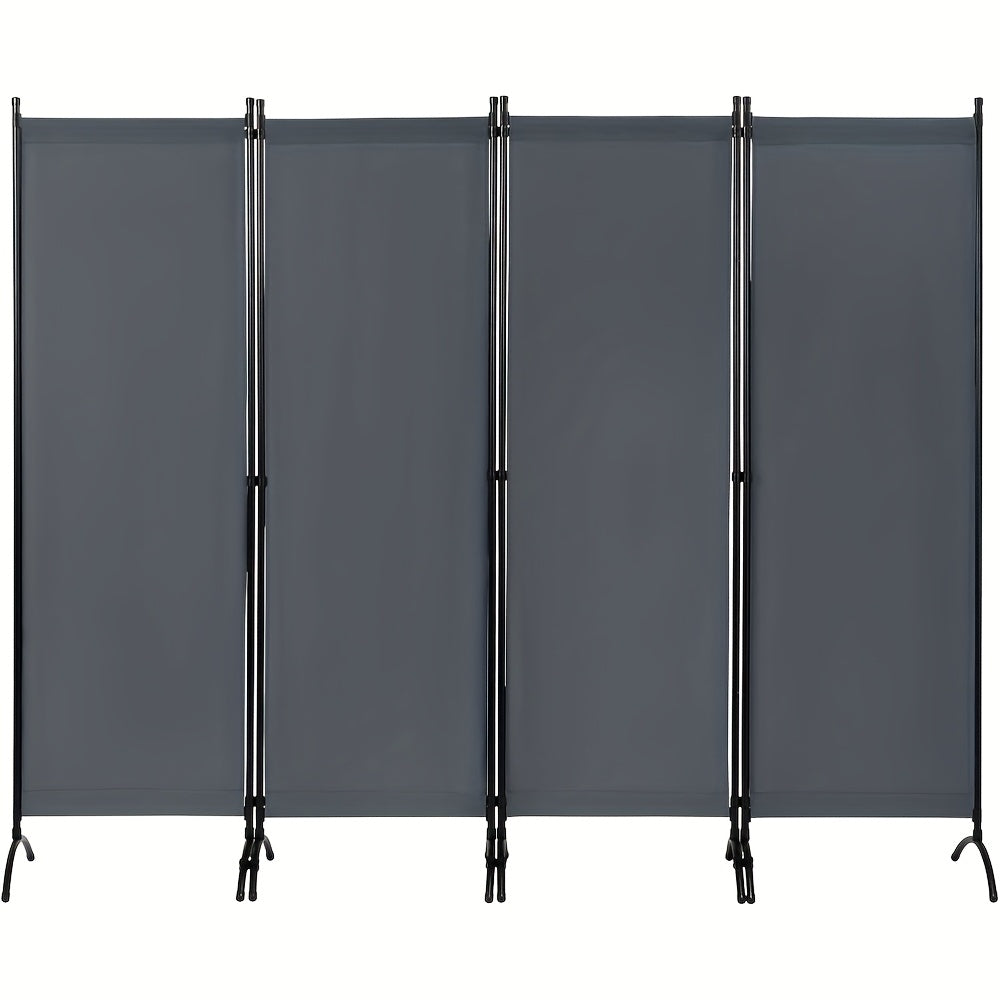 1 pièce, Séparateur de pièce, Autoportant, Pliable, Conception à quatre panneaux, Écran d'intimité, Convient pour une utilisation intérieure et extérieure, Robuste et durable, Réglable, Confortable et élégant, Facile à assembler et à démonter