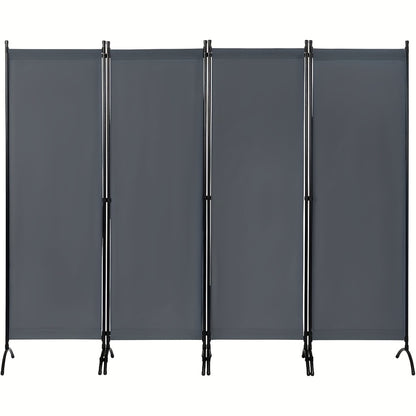 1 pièce, Séparateur de pièce, Autoportant, Pliable, Conception à quatre panneaux, Écran d'intimité, Convient pour une utilisation intérieure et extérieure, Robuste et durable, Réglable, Confortable et élégant, Facile à assembler et à démonter