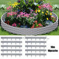 Bordure de pelouse en plastique aspect rotin Homelive 5/10 m, bordure de parterre aspect rotin, bordure de tonte pliable et flexible pour jardin