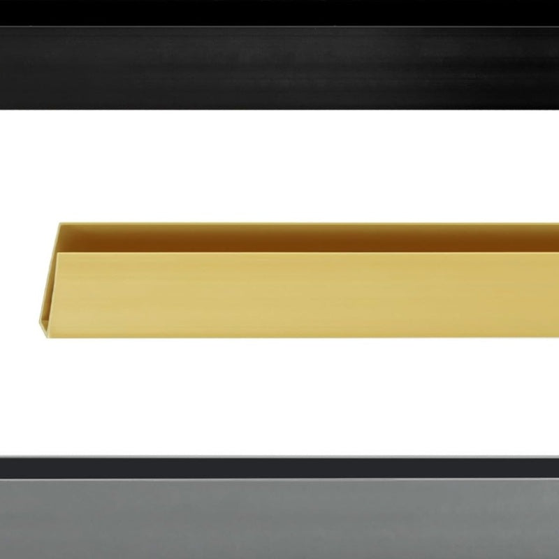 Profil de couverture de clôture en PVC, 5 pièces X 1M, conçu comme un accessoire de protection pour les écrans d'intimité en PVC. Chaque profil mesure 1M de long, disponible en pack de 5. Durable, résistant aux intempéries et facile à installer, idéal pou