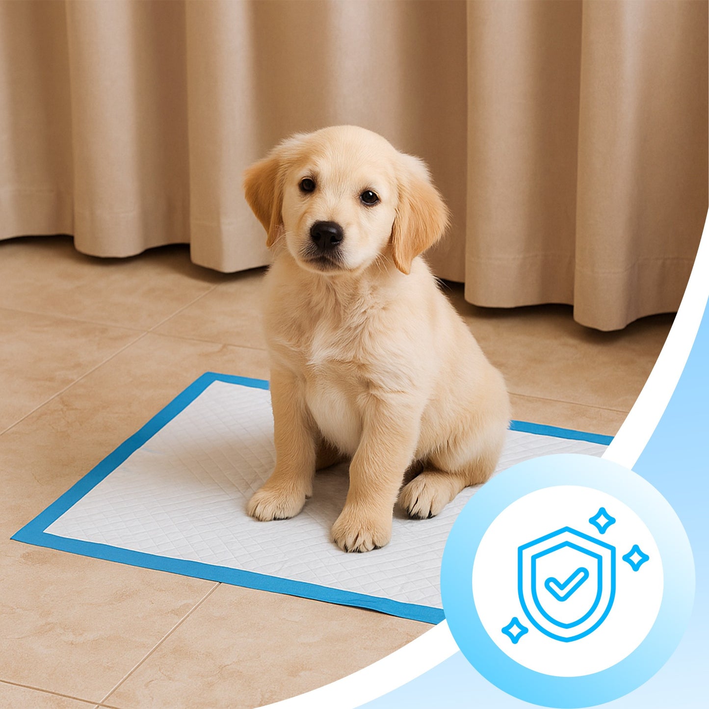 100 PCS Coussinets pour Chiens Retoo Absorbants et Hygiéniques, 100 Pièces 40x60 cm, Super Absorbants et Imperméables, Épais et Très Durables, avec Bords Scellés et Neutralisation des Odeurs, Idéaux pour l'Apprentissage de la Propreté des Chiots, pour Chi