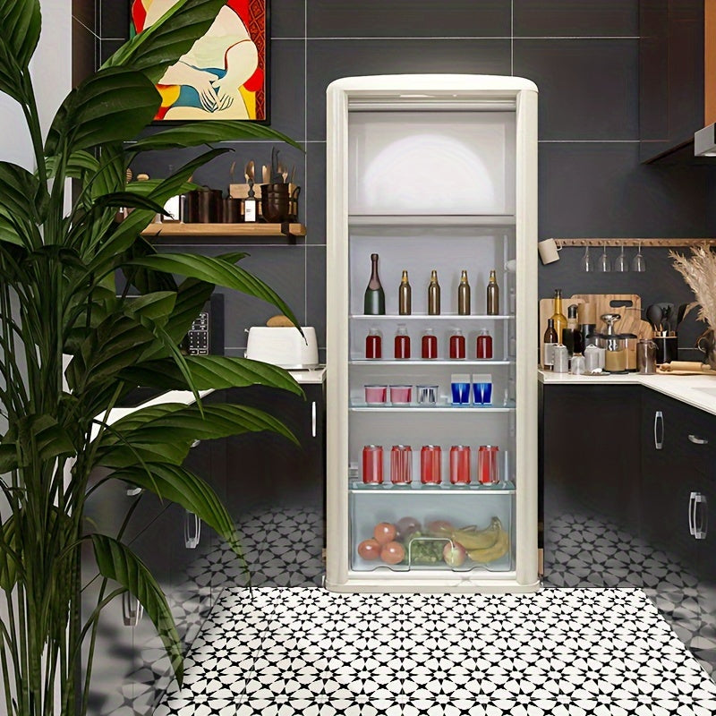 Bathroom, Bedroom, Kitchen, Living Room, Auto-adhésif, Imperméable, Anti-rayures, Anti-huile, Stickers Muraux et de Sol Sans Découpe