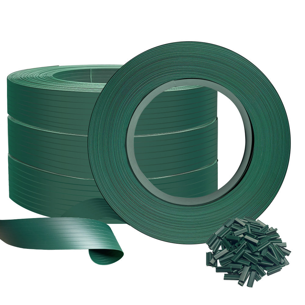 VOUNOT Kit Lamelles Occultantes PVC Brise Vue 300m x 4.7cm avec 600 Clips Clôture Rigide Protection Intimité