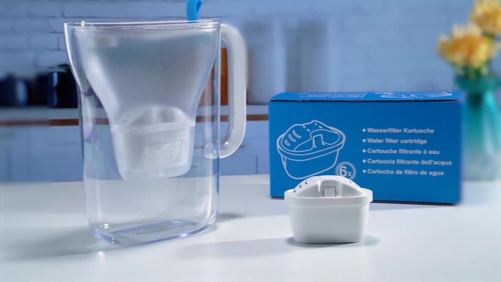 Cartouches de remplacement pour filtre à eau - Compatibles avec la carafe filtrante à eau BTA, réduisent le calcaire et le chlore, charbon actif et résine d'échange d'ions, accessoires de cuisine domestique pour systèmes de filtres à eau pour carafes, lot
