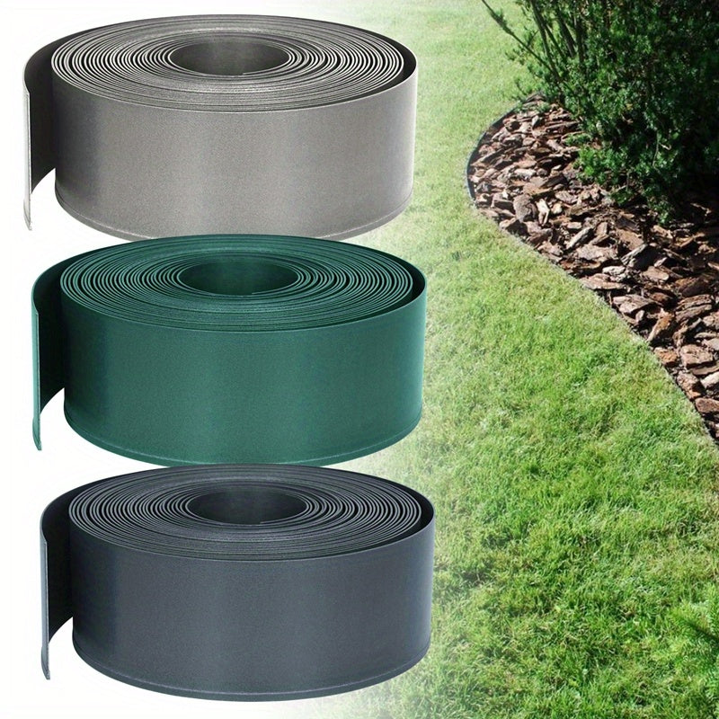 Ruban de Bordure de Pelouse en Plastique Flexible - Rouleau de 20m pour Allées de Jardin, Lits de Gravier & Coupe de Gazon - Matériau PP Durable en Anthracite, Gris et Vert - Solution d'Aménagement Facile à Installer, Bordures de Jardin Flexibles | Access