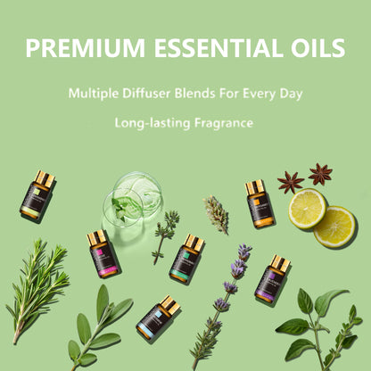 MAYJAM Kit Cadeau de 20 Huiles Essentielles 5ml pour Diffuseurs, Humidificateur et Fabrication DIY Bougies – Soutien Mood & Idéal comme cadeaux d'occasion : Saint-Valentin, Anniversaire, Mariage, Halloween, Pâques, Thanksgiving, Noël