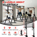 Barre de traction pliable, avec anneaux, hauteur réglable, conçue pour l'entraînement de fitness multifonctionnel, utilisant une structure triangulaire stable, adaptée aux exercices tels que les tractions et les flexions, capacité de charge de 135 kg