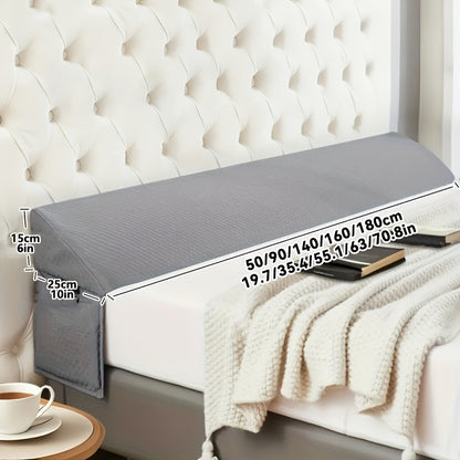 Oreiller en forme de cale conçu pour combler l'espace entre la tête de lit et le matelas. Lavable en machine, disponible en gris et blanc, il soutient le bas du dos pendant la lecture. Retour gratuit des articles endommagés, frais de retour inclus