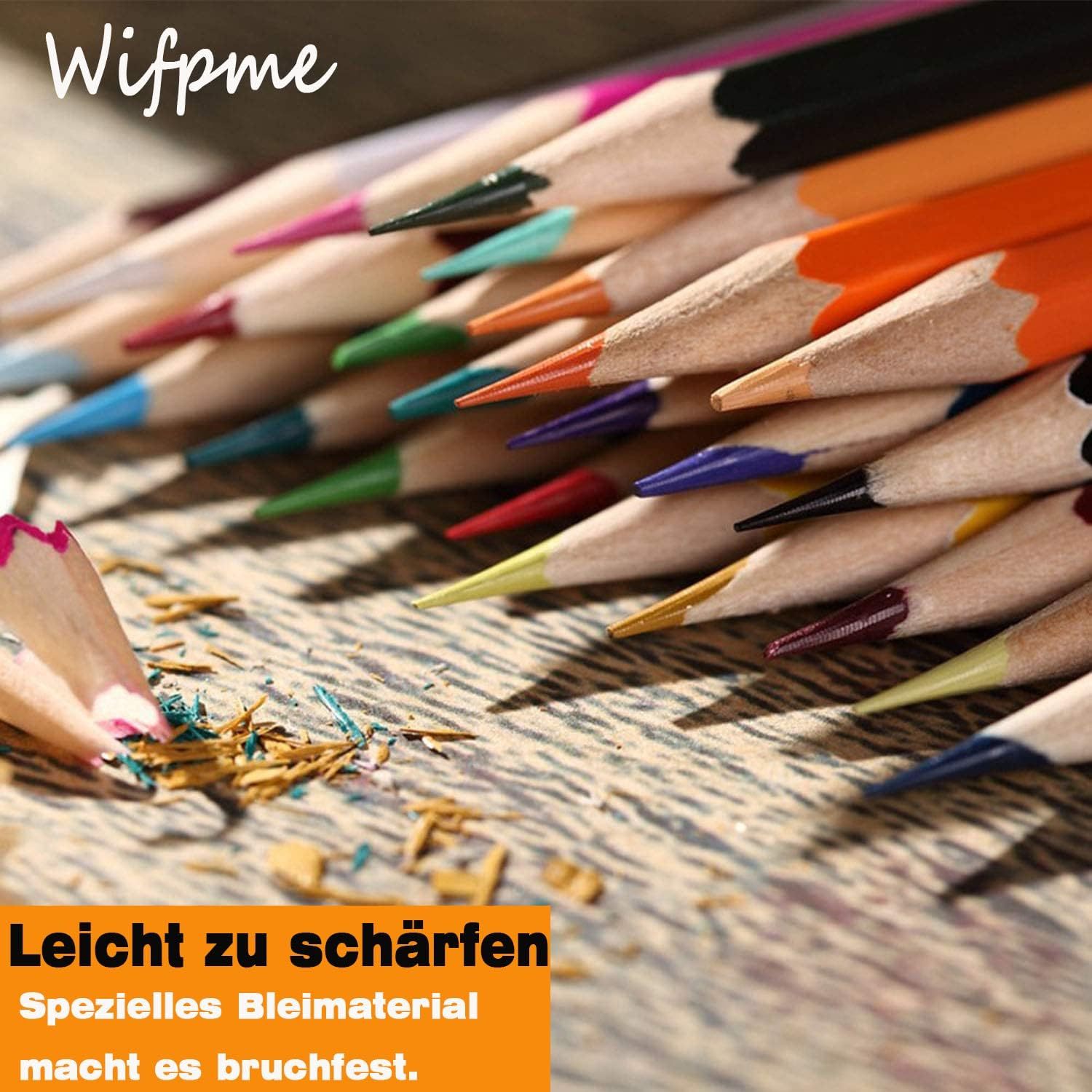 Ensemble de crayons de couleur 48/72, plein de couleurs vibrantes pour les enseignants, crayons de dessin d'art à mine souple pour le coloriage pour adultes, l'esquisse et la peinture, cadeaux de livres pour adultes