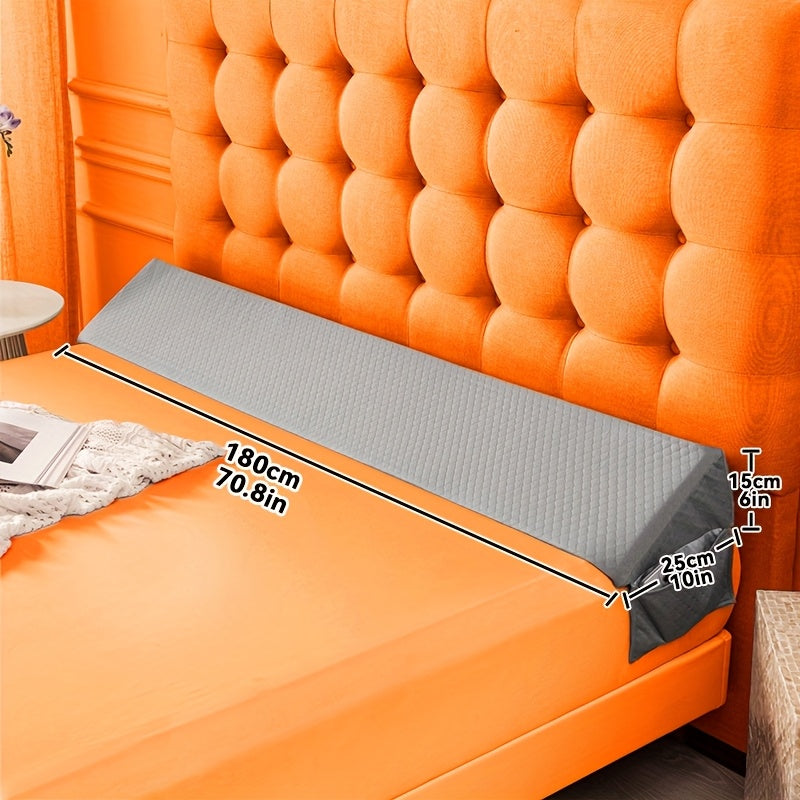 Coussin de lit en coin, oreiller de lecture, remplissage de matelas, fermeture de tête de lit, appui-tête pour dormir ou comme dossier entre la tête et le mur, avec housse amovible. Parfait pour dormir ou lire, le meilleur choix de cadeau