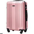 Grande valise rigide XL, environ 75X47X27 cm ou 66X42X24 cm ou valise de cabine 56X38X22 cm ou 55X38X20 cm / 18" 20" 24" 28" / ABS+, poignée télescopique réglable, 4 roues à 360°, serrure à code, bagage à main en couleurs or rose / champagne / jaune / ble