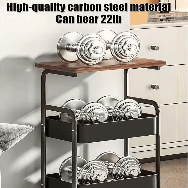 Chariot de Rangement à Roulettes, Étagère Verticale Gain de Place, Idéal pour Étagères dans Cuisines, Salons, Chambres, Bureaux, Meubles Mobiles, Étagères Mobiles, Organisateurs de Maison, Étagères Verticales, Aucun Assemblage Requis, Rangement et Stockag