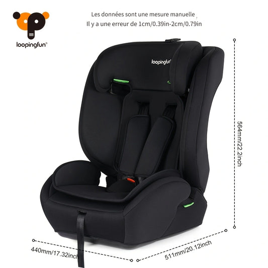 Siège auto de sécurité pour enfant R129, siège auto pour tout-petits de 76 à 150 cm, rehausseur réglable de 9 à 36 kg avec installation de ceinture de sécurité du véhicule, siège auto bébé de 9 mois à 12 ans