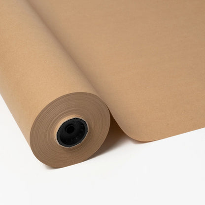 1 Rouleau de Papier Kraft Marron 60 cm × 15 m – Papier en Rouleau Polyvalent pour Emballage, Emballage Cadeau, Création de Patrons, Loisirs Créatifs, Artisanat, Décoration et Industrie