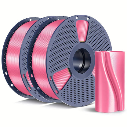 Filament PLA SUNLU 2Kg (4.4Lbs), Filament d'imprimante 3D brillant 1.75Mm, Surface lisse, Facile à imprimer pour les imprimantes 3D, Précision dimensionnelle +/- 0.02Mm, Options de couleurs multiples