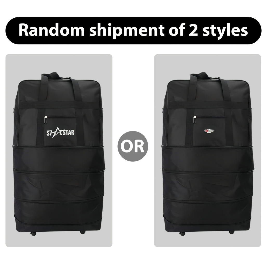 S7 STAR Sac de Voyage Extensible avec Roues - Grande Capacité, Roulottes 360° & Poche Avant pour le Transport Aérien, la Gymnastique, les Sports et Les Escapades du Week-end