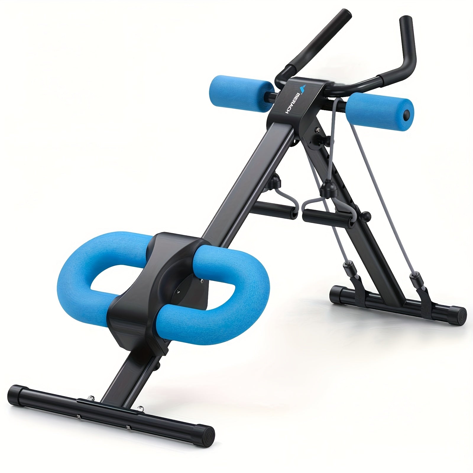 Machine d'abdos MERACH, équipement d'entraînement abdominal réglable et pliable pour travail des abdominaux à la maison, sans batterie