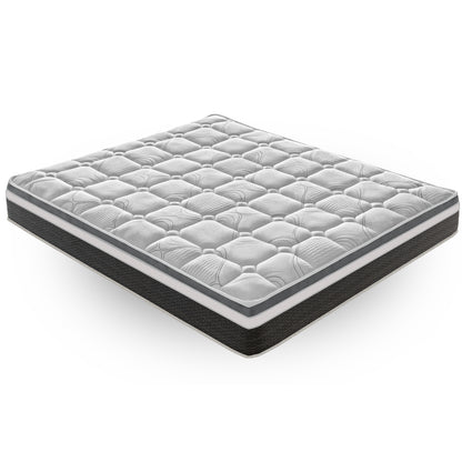 Matelas orthopédique en mousse à mémoire de forme, 20 cm de hauteur, 13 zones de confort non déformables, fabriqué en Italie, respirabilité maximale, système de soulagement des points de pression, disponible en plusieurs tailles