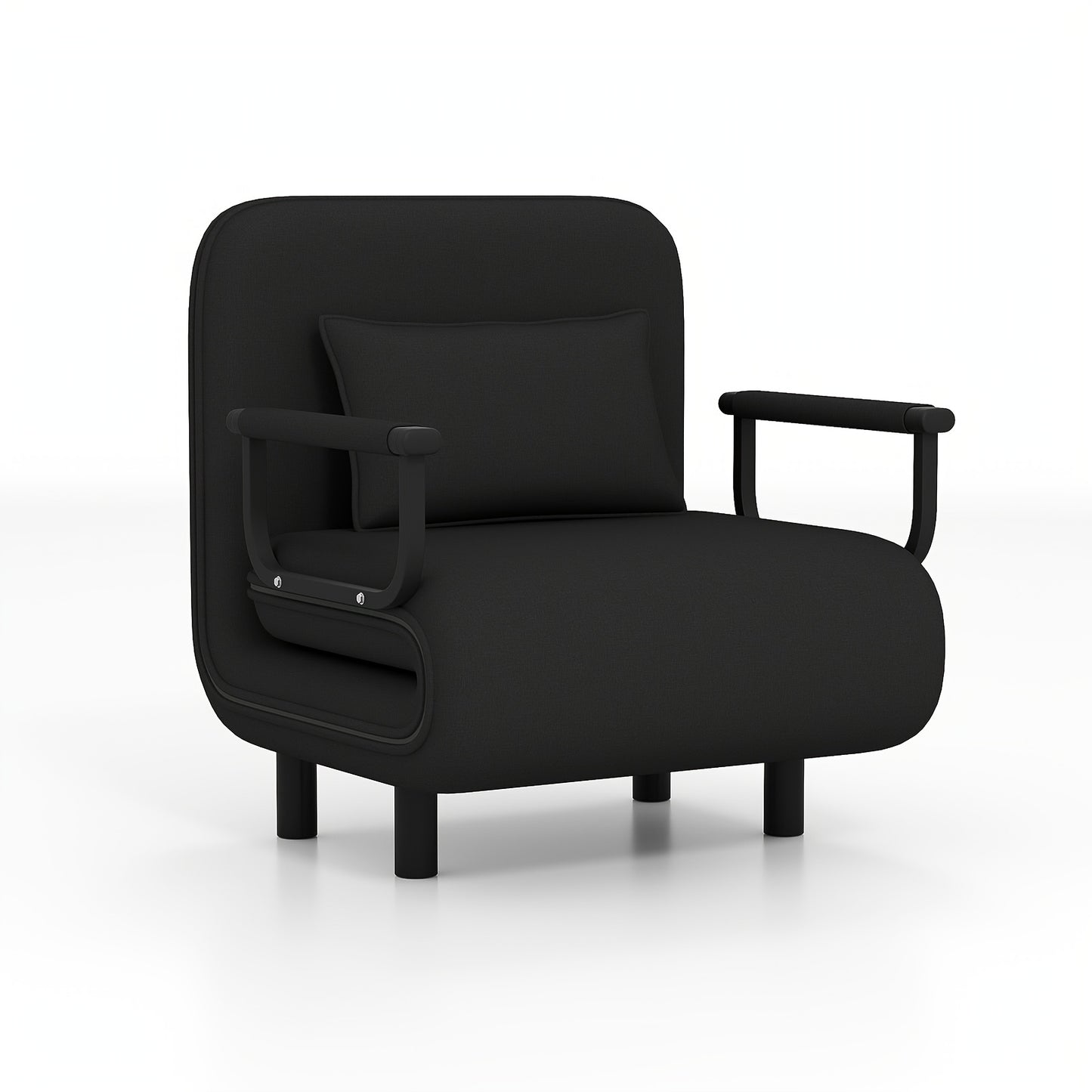 Fabulcozy Chaise de Bureau Canapé - Style Moderne, Dossier Réglable à 5 Niveaux, avec Appui-Tête et Coussin Confortable, Convient pour Salon/Bureau, Noir Gris Marron Vert Jaune Bleu Marron
