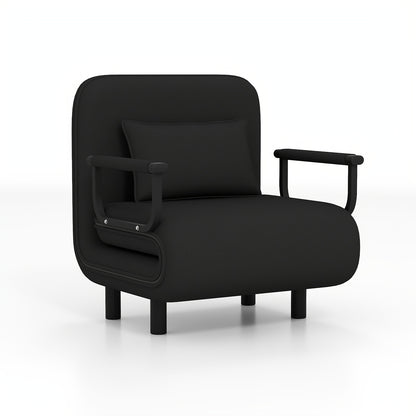 Fabulcozy Chaise de Bureau Canapé - Style Moderne, Dossier Réglable à 5 Niveaux, avec Appui-Tête et Coussin Confortable, Convient pour Salon/Bureau, Noir Gris Marron Vert Jaune Bleu Marron