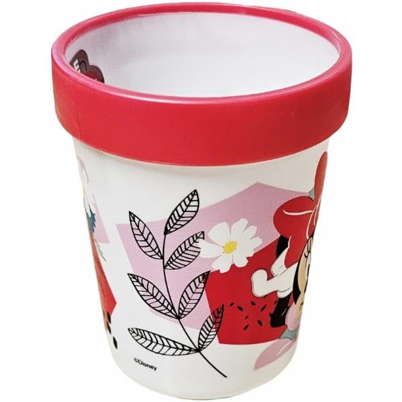 Ensemble de vaisselle réutilisable pour enfants, bicolore – Ensemble de 3 pièces : assiette, bol et tasse pour enfants et bébés avec base antidérapante – (Pour MINNIE MOUSE)