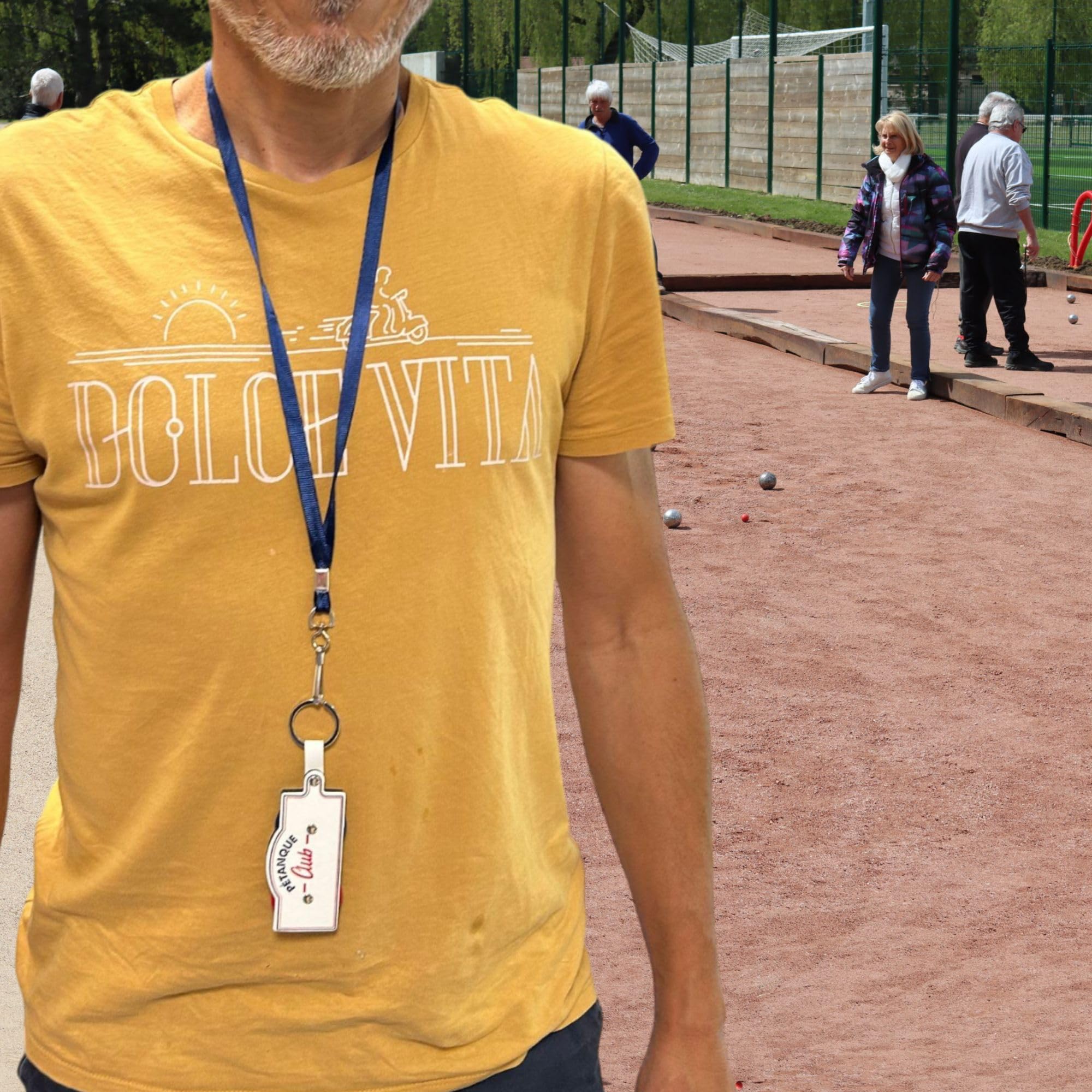 THE REPLICANT Porte Clés avec Tour de Cou/Marqueur de Points Pétanque
