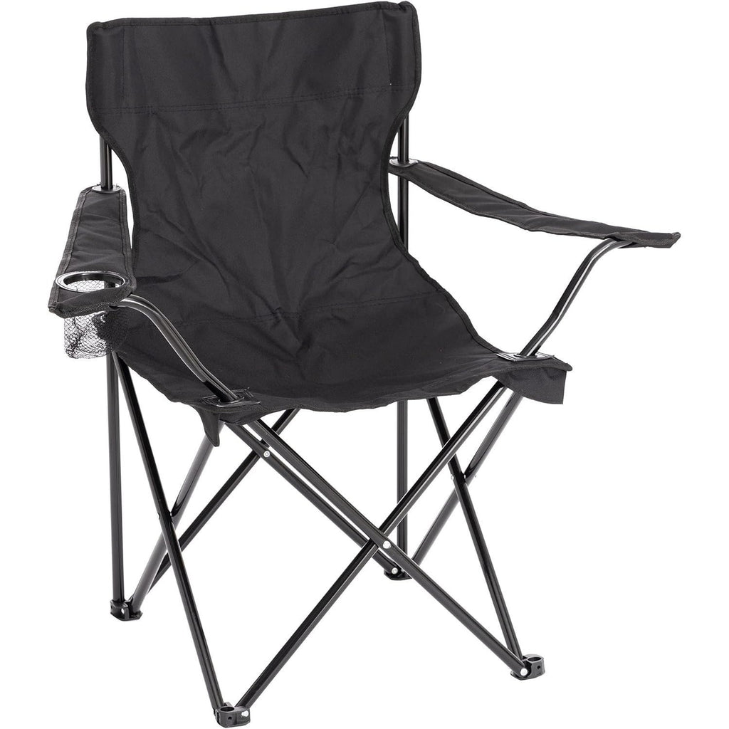 Chaise de camping pliable Baroni Home pour jardin d'extérieur, chaise de camping pliable portable, chaise de camping et de pêche avec porte-gobelet, 20X20X31 pouces (50X50X80 cm)
