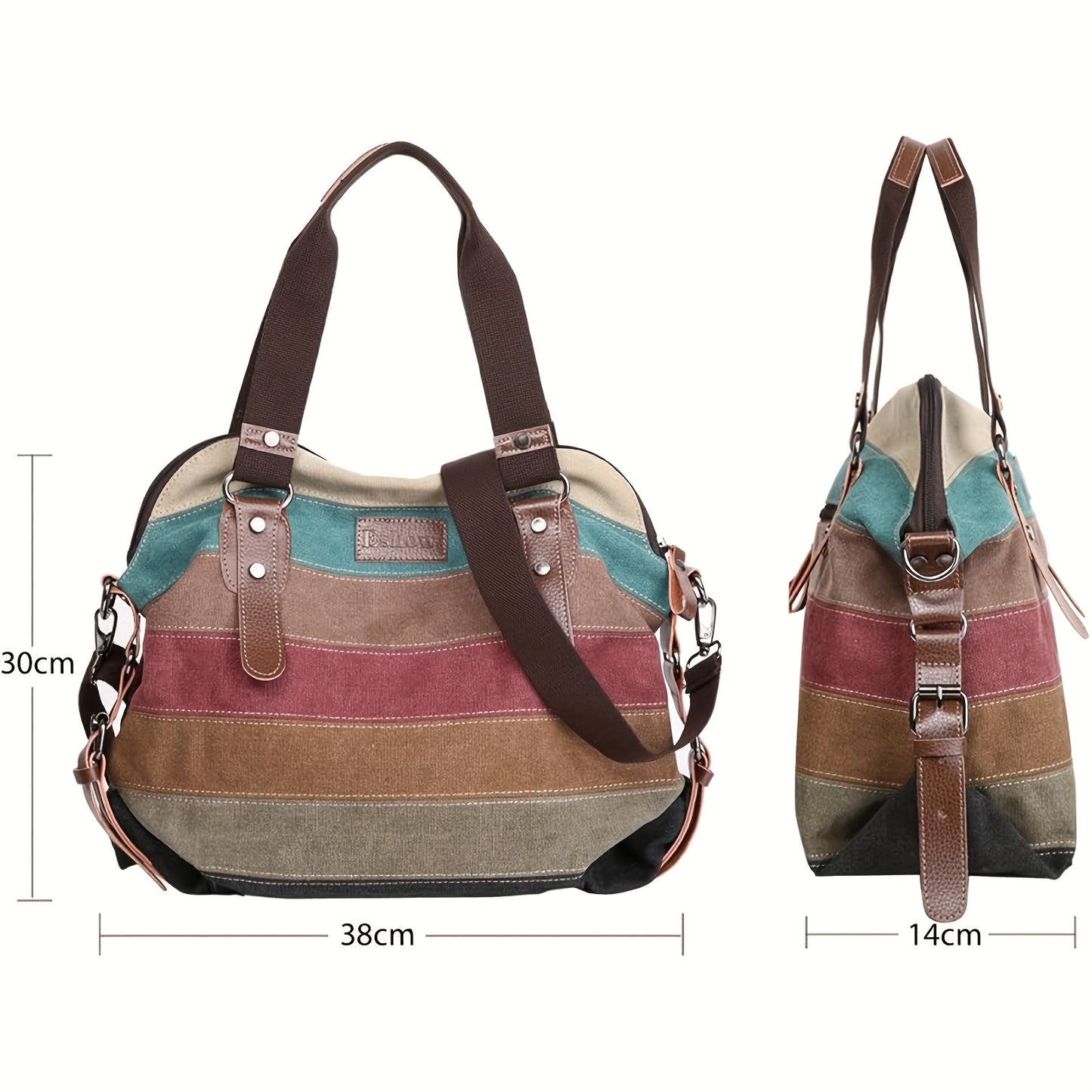 Eshow Sac à Main Femme, Coloré pour quotidien et maison – vue détaillée 11