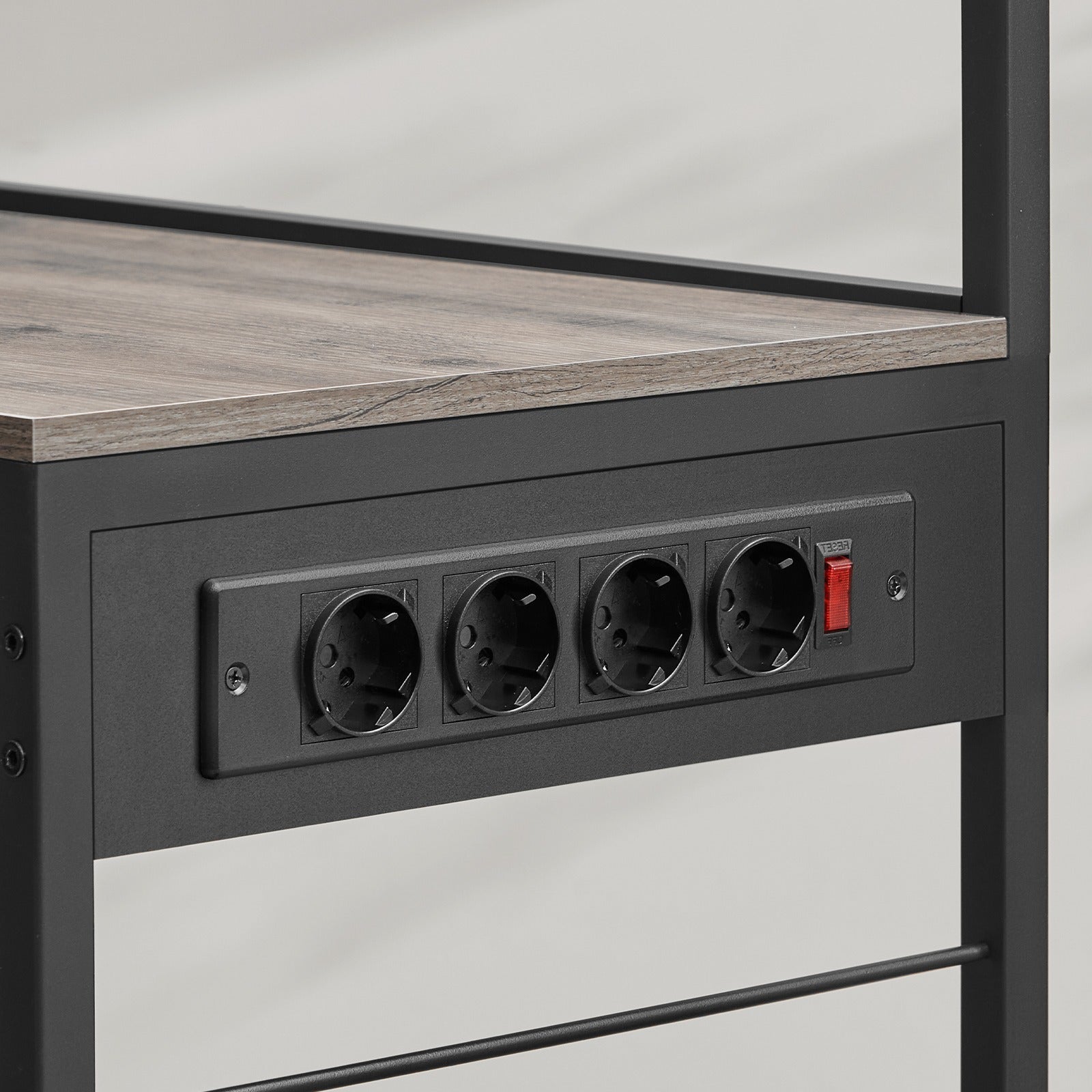 Étagère pour micro-ondes, 4 Prises CA pour cuisine – vue détaillée 7