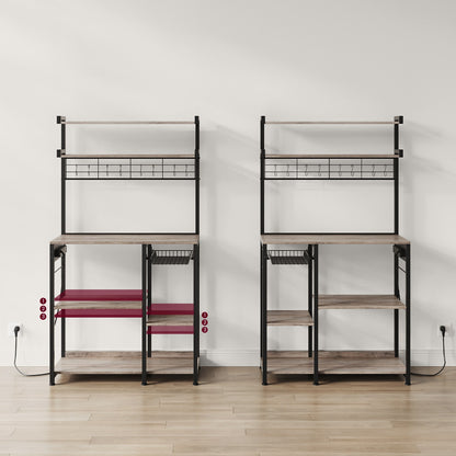 Étagère pour micro-ondes, 4 Prises CA pour cuisine – vue détaillée 8