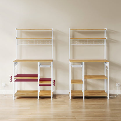 Étagère pour micro-ondes, 4 Prises CA pour cuisine – vue détaillée 15