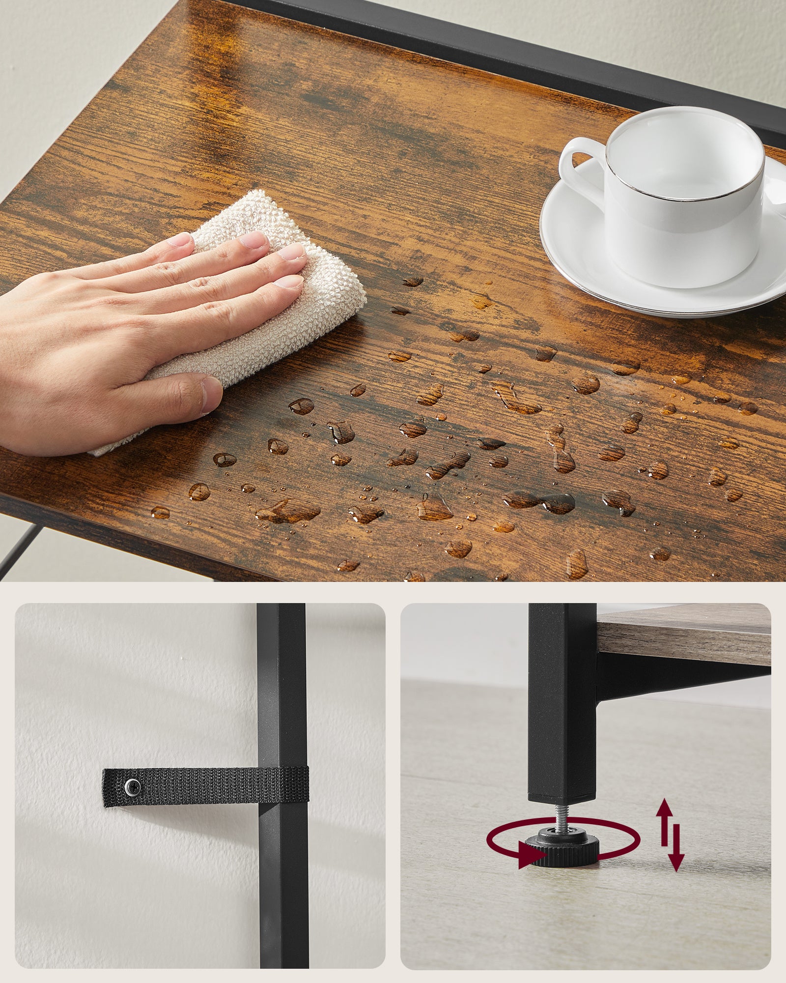 Étagère pour micro-ondes, 4 Prises CA pour cuisine – vue détaillée 28