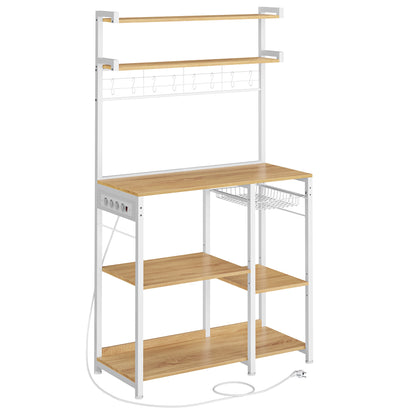 Étagère pour micro-ondes, 4 Prises CA pour cuisine – vue détaillée 34