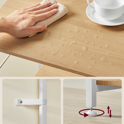 Étagère pour micro-ondes, Grège Chiné + Noir D’encre pour coin repas et cuisine – vue détaillée 18