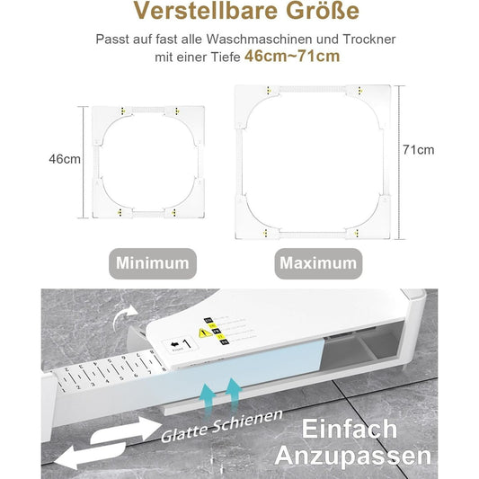 Étendoir à linge, réglable pour maison et espace de rangement – vue principale